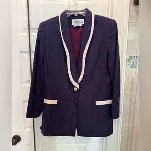 Oleg Cassini Navy Blazer with Gold Buttons